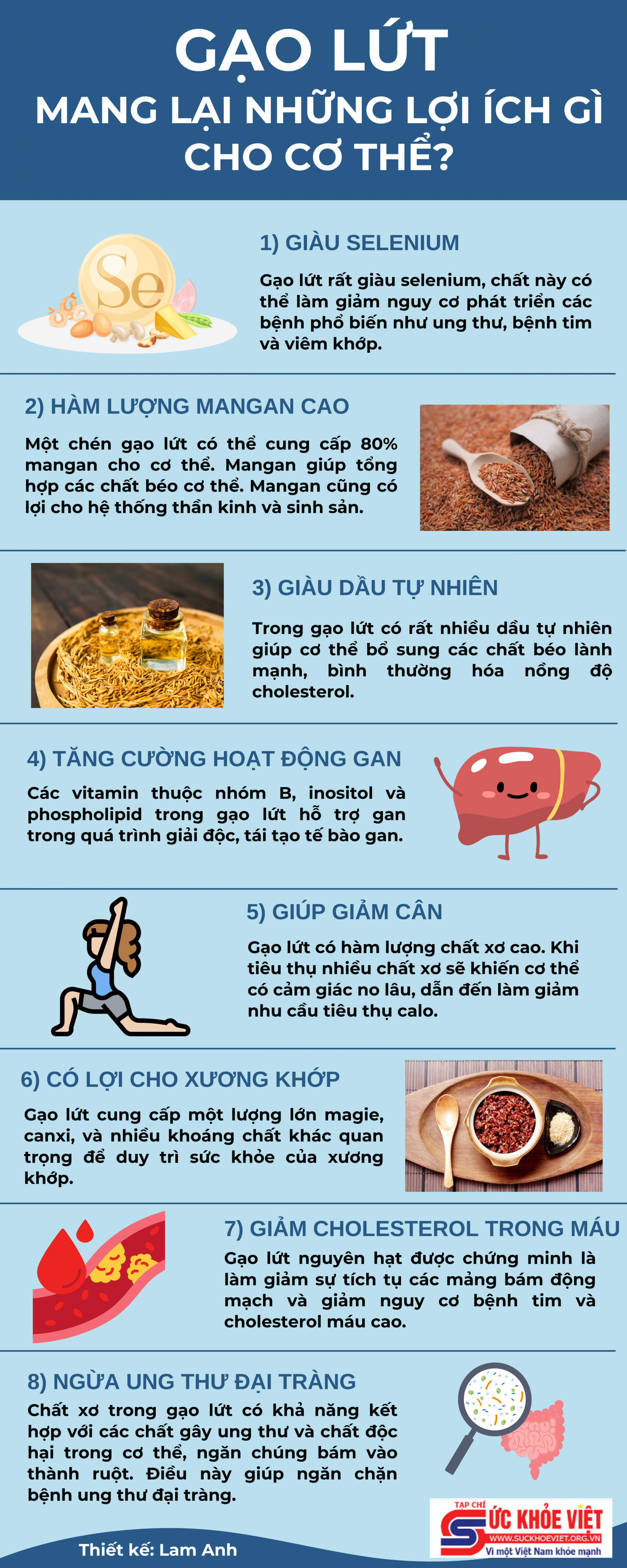 Gạo lứt mang lại những lợi ích gì cho cơ thể?