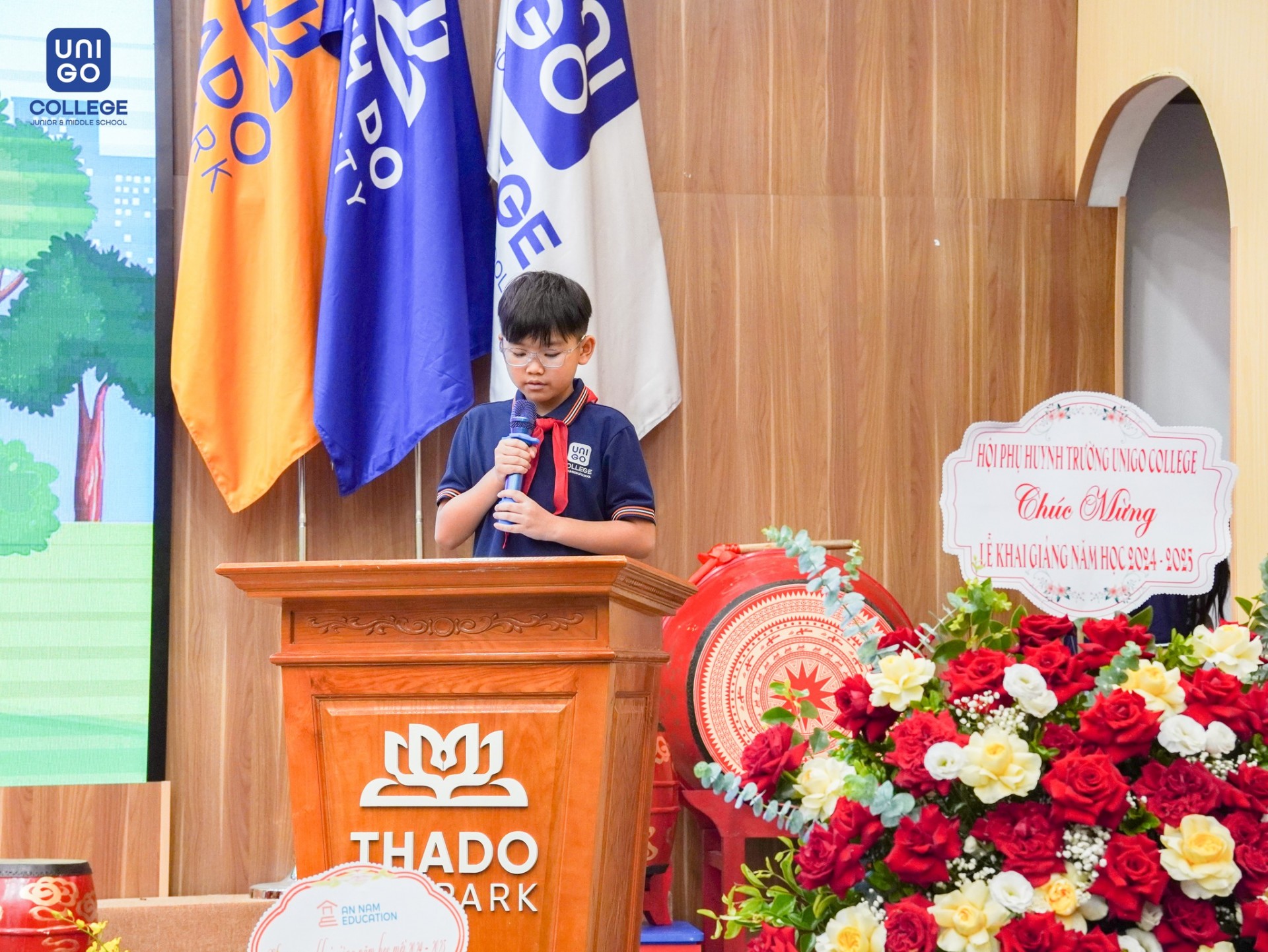 Trường Tiểu học và Trung học cơ sở Unigo rộn ràng khởi động năm học mới