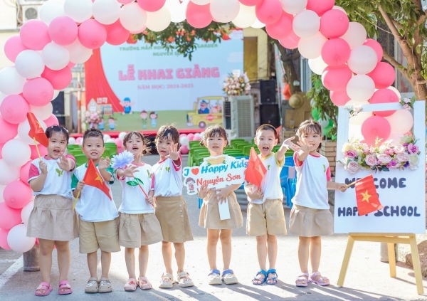 Trường Mầm non Happy Kids Garden Nguyễn Sơn: “Lấy trẻ làm trung tâm”