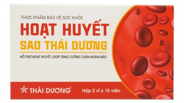 Thực phẩm bảo vệ sức khỏe Hoạt huyết sao Thái Dương bị phạt 25 triệu đồng