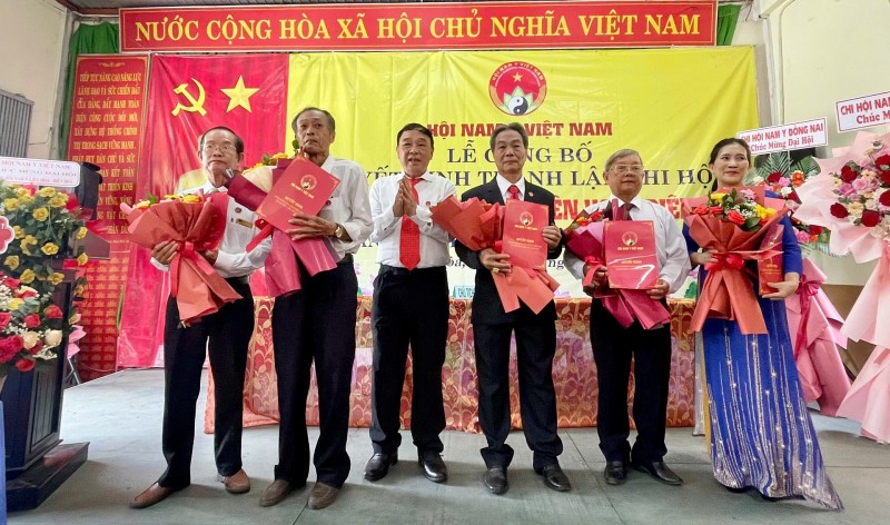 Thành lập và Đại hội đại biểu Chi hội Nam y Liên Hoa - Biên Hoà lần thứ I nhiệm kỳ 2024-2029