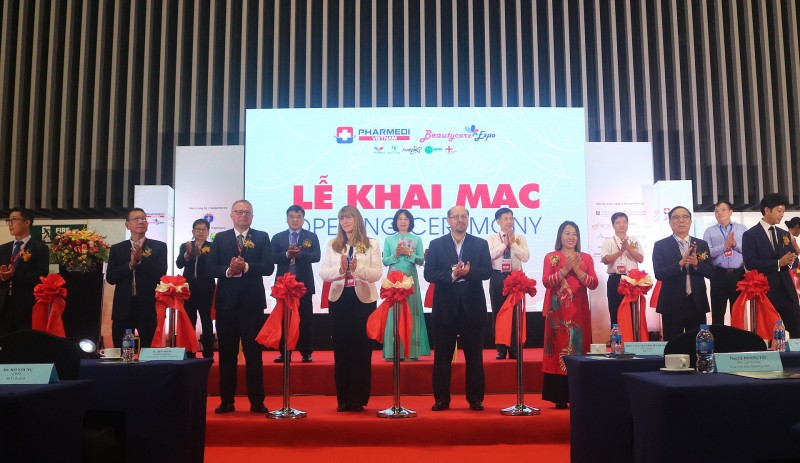 Khai mạc triển lãm Y tế quốc tế Việt Nam - Pharmedi Vietnam 2024. Ảnh: Ngọc Trúc