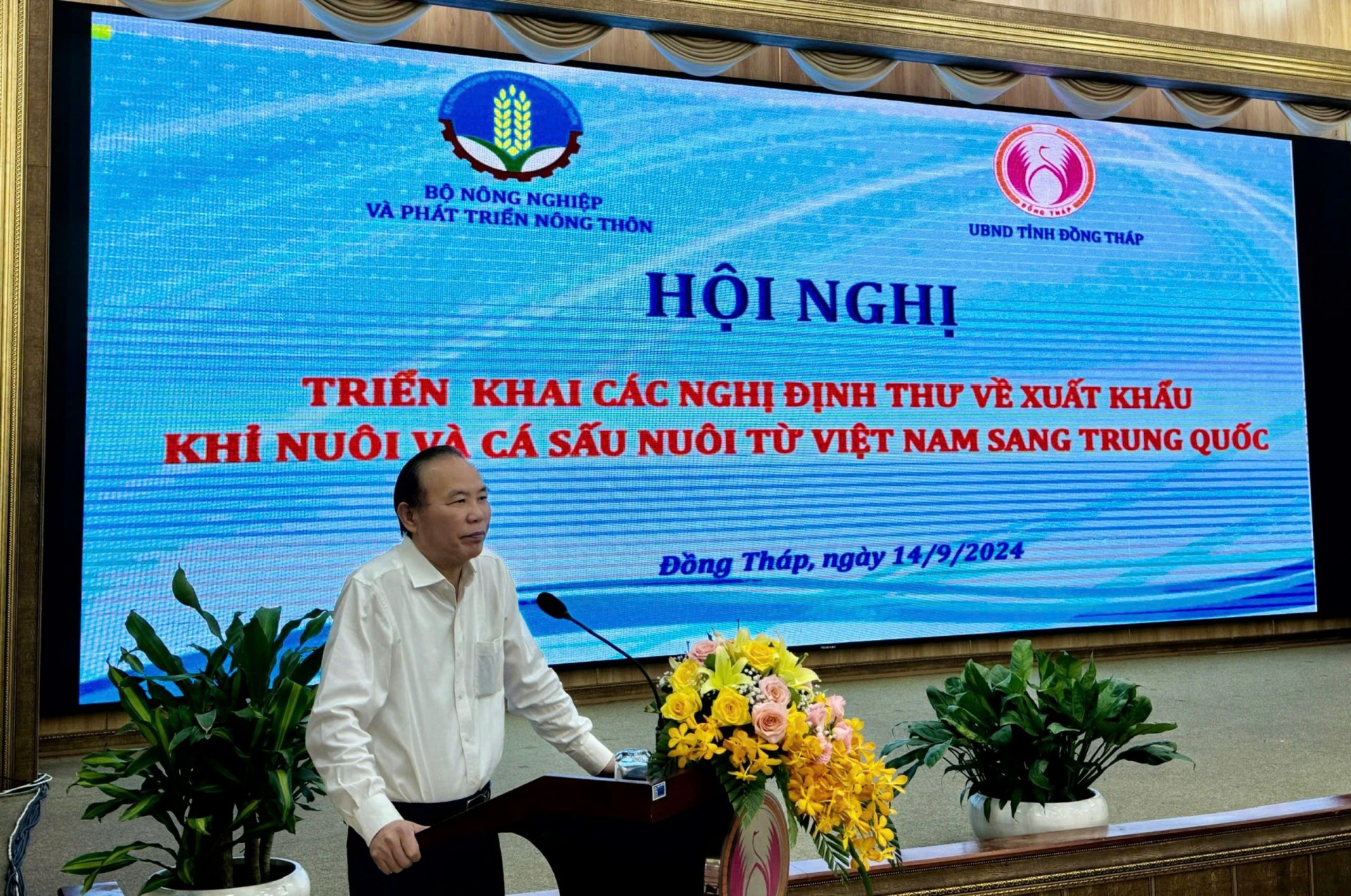 Đồng Tháp: Hội nghị triển khai các Nghị định thư về xuất khẩu khỉ nuôi và cá sấu nuôi từ Việt Nam sang Trung Quốc