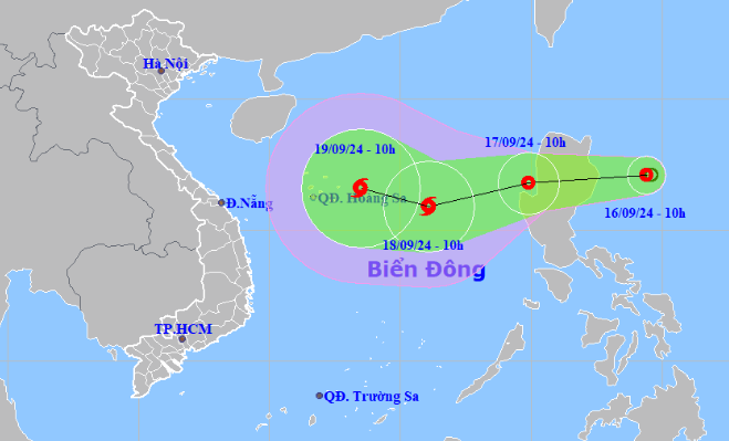 Áp thấp nhiệt đới sắp vào Biển Đông, có thể mạnh lên thành bão số 4