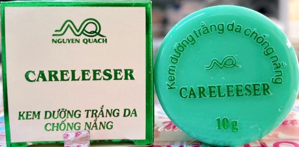 Thu hồi, tiêu hủy kem dưỡng trắng da chống nắng Careleeser do chứa chất cấm