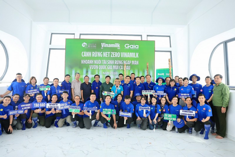 Vinamilk tích cưc thực hiện Dự án cánh rừng Net Zero, hướng đến trung hòa khí nhà kính