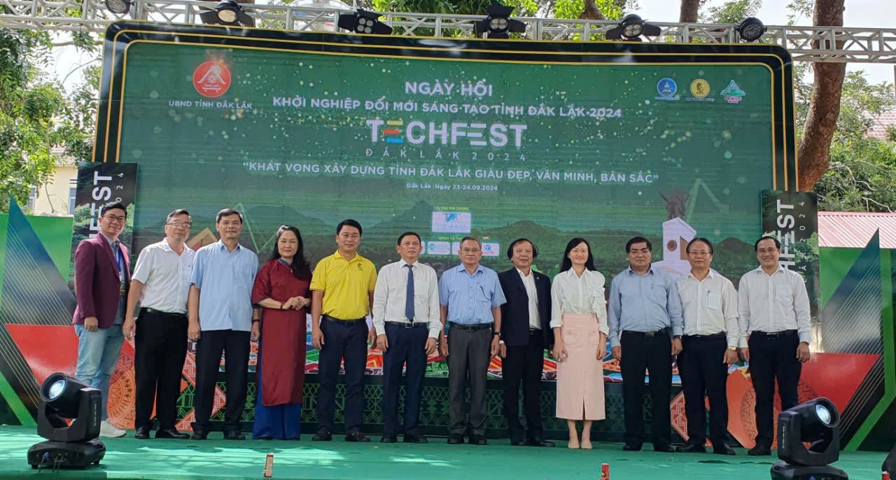 Đắk Lắk: Khai mạc ngày hội khởi nghiệp đổi mới sáng tạo Techfest Đắk Lắk 2024 với chủ đề 