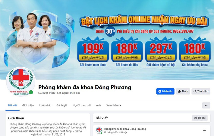 Đình chỉ hoạt động và phạt 135 triệu đồng Phòng khám đa khoa Đông Phương