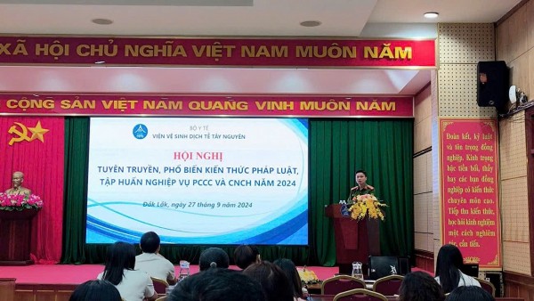 Viện Vệ sinh dịch tễ Tây Nguyên tổ chức Hội nghị tuyên truyền, phổ biến kiến thức, kỹ năng phòng cháy chữa cháy và cứu nạn cứu hộ năm 2024