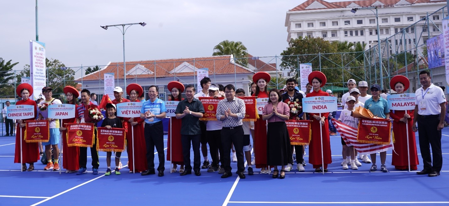 Khai mạc Giải trẻ Pickleball châu Á mở rộng năm 2024 tại Quảng Nam