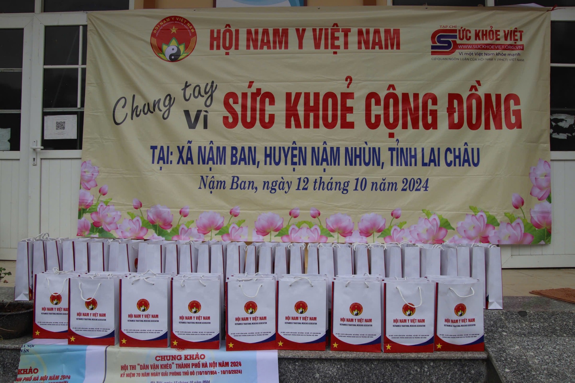 Hội Nam y Việt Nam chia sẻ khó khăn với đồng bào vùng cao Nậm Nhùn (Lai Châu)