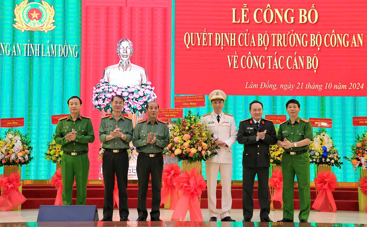 Lâm Đồng: Thượng tá Phạm Thanh Hùng - Trưởng Công an huyện Di Linh giữ chức vụ Phó Giám đốc Công an tỉnh Lâm Đồng.