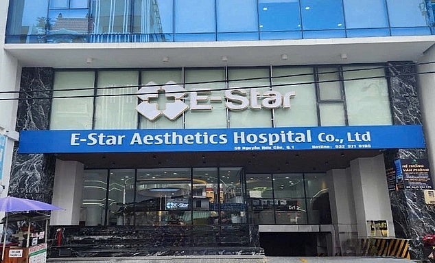 Công ty TNHH bệnh viện thẩm mỹ E-Star chưa có giấy phép hoạt động khám chữa bệnh đã mang tên “bệnh viện”.