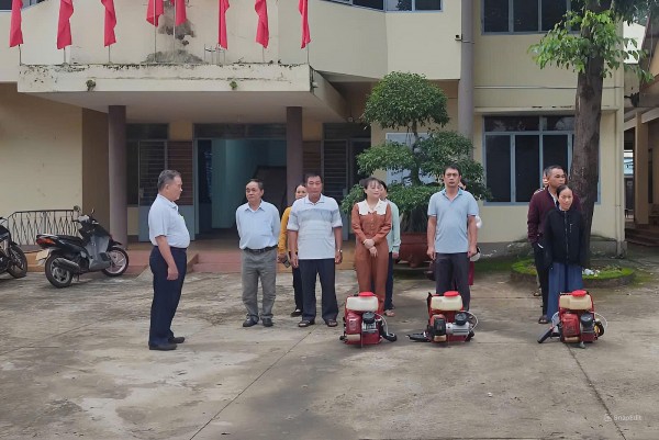 Trung tâm y tế huyện Cư M’gar đẩy mạnh các hoạt động phòng chống bệnh sốt xuất huyết.