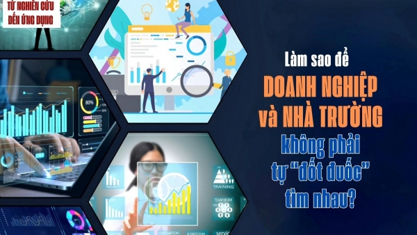 Làm sao để doanh nghiệp và nhà trường không phải tự “đốt đuốc” tìm nhau?