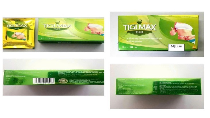 Phát hiện hai chất cấm trong viên uống giảm cân cấp tốc Tigi Max Plus