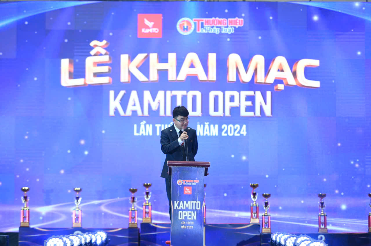 Khai mạc giải cầu lông Kamito Open tranh cúp Thương hiệu và Pháp luật lần thứ III – năm 2024