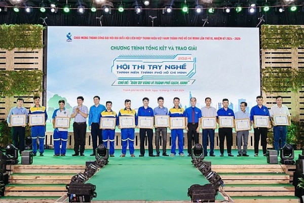 TP.HCM: Hội thi tay nghề “Bàn tay vàng vì Thành phố sạch, xanh”