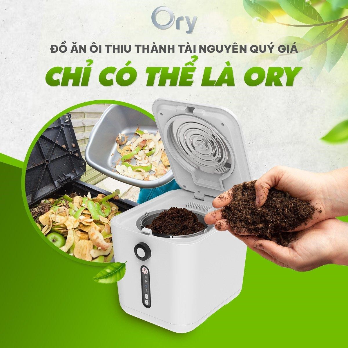 Máy tái chế rác hữu cơ Ory R3550A - Giải pháp sống xanh cho gia đình hiện đại