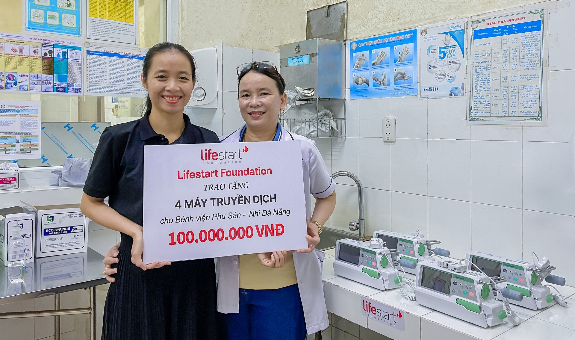 Lifestart Foundation đầu tư hơn 1,82 tỷ đồng góp phần nâng cao chất lượng khám, chữa bệnh tại Bệnh viện Phụ sản - Nhi Đà Nẵng