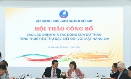 Hội thảo công bố Báo cáo đánh giá tác động tăng thuế tiêu thụ đặc biệt với mặt hàng bia