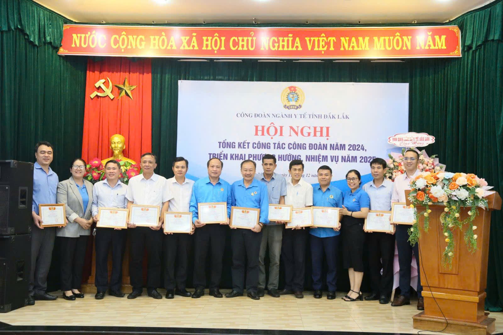 Hội nghị tổng kết công tác công đoàn năm 2024, triển khai phương hướng, nhiệm vụ năm 2025