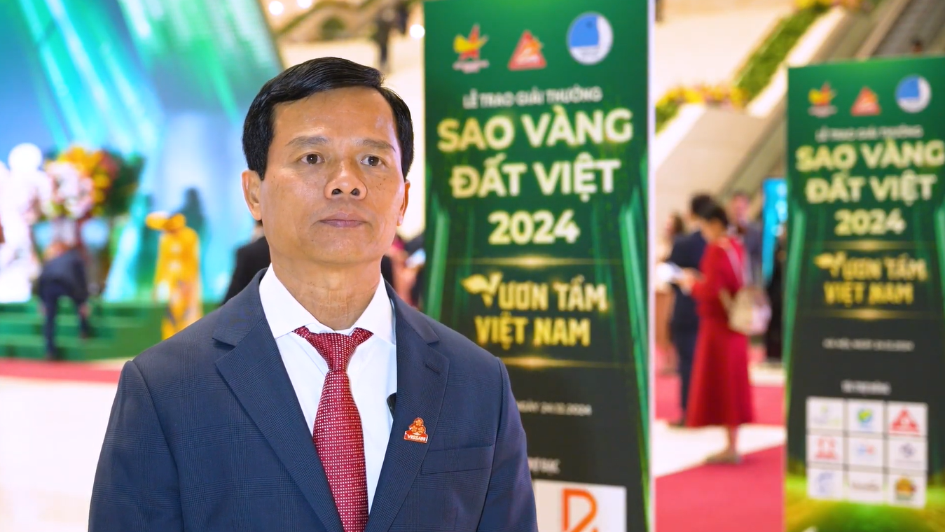 Công ty Cổ phần Việt Nam Kỹ nghệ súc sản (VISSAN) vinh dự đón nhận giải thưởng Sao Vàng đất Việt năm 2024