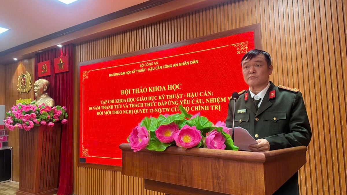 Tạp chí Khoa học Giáo dục Kỹ thuật - Hậu cần: Tiếp tục nâng cao uy tín, chất lượng khoa học