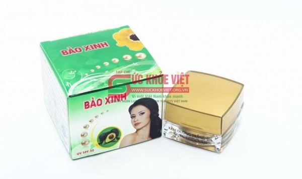 Kem dưỡng da Bảo Xinh bị thu hồi và tiêu hủy trên toàn quốc