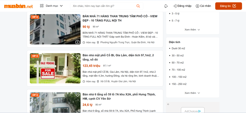 Muaban.net: Cầu nối giao dịch bất động sản trực tuyến đáng tin cậy tại Hà Nội