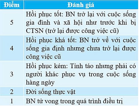 Đánh giá kết quả điều trị bệnh nhân chấn thương sọ não có tăng áp lực nội sọ được mở sọ giảm áp