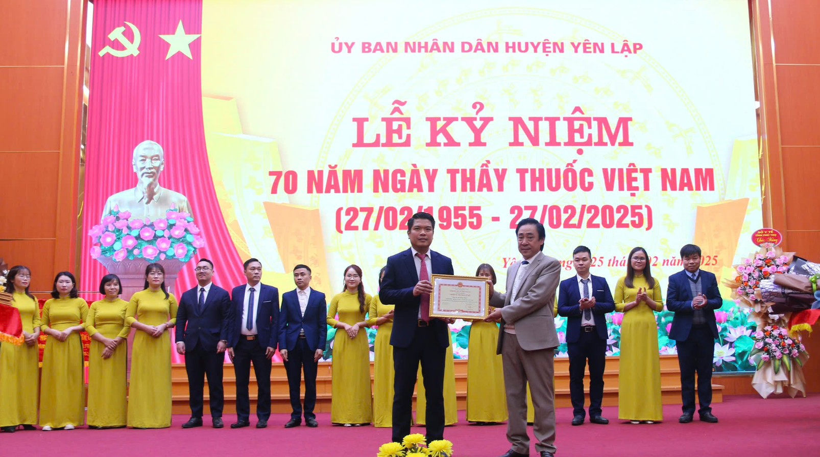 Trung tâm Y tế huyện Yên Lập: Trang trọng Lễ kỷ niệm 70 năm ngày Thầy thuốc Việt Nam