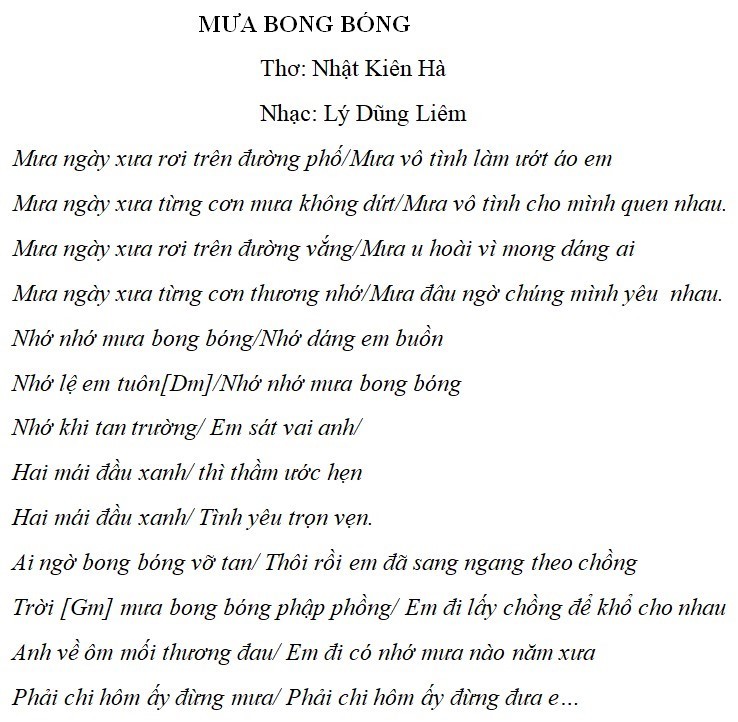 Nhạc sĩ Dũng Liêm: Trải lòng với “Mưa bong bóng”…