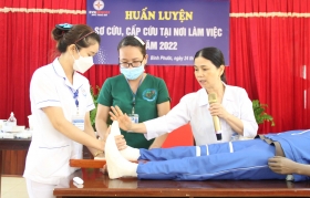 Bộ Y tế ban hành tài liệu mới nhất huấn luyện sơ cứu, cấp cứu tại nơi làm việc