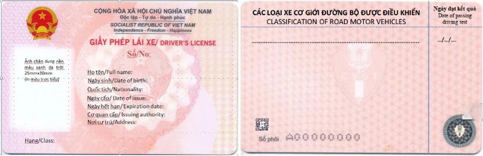 Giới thiệu mẫu Giấy phép lái xe mới từ 01/3/2025