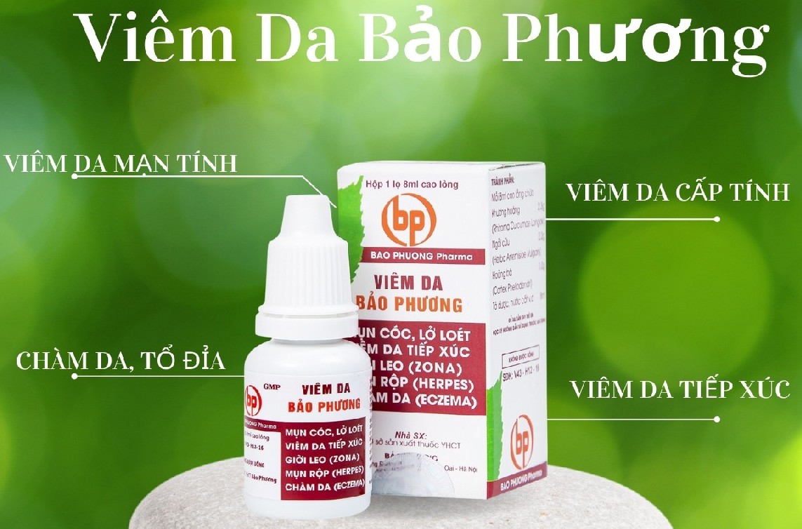 Thuốc viêm da Bảo Phương đột phá khoa học trong điều trị bệnh lý da liễu