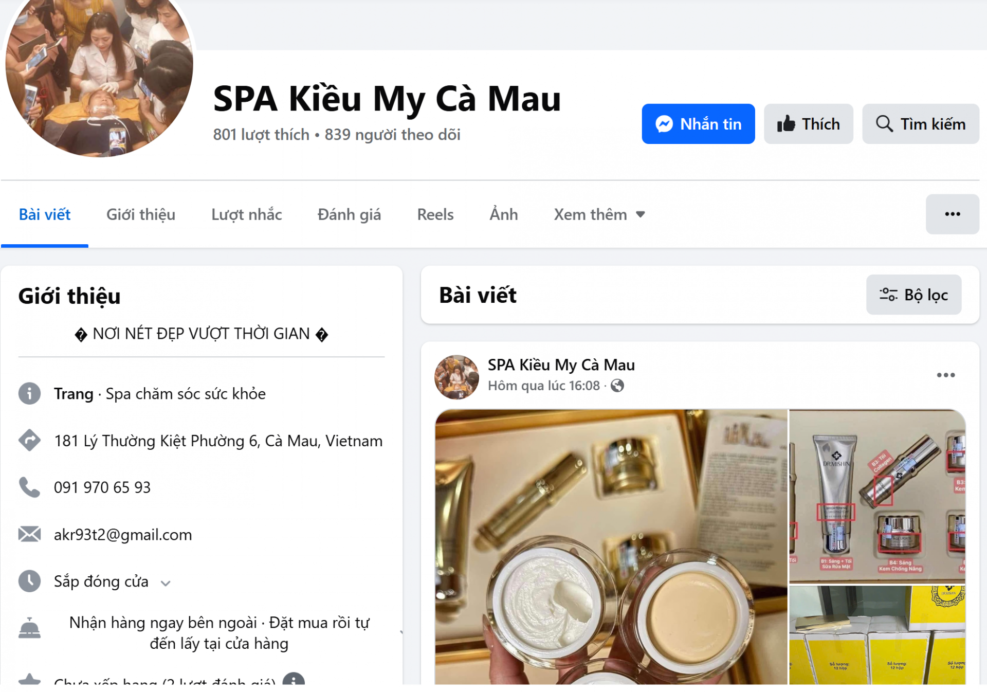 Lật tẩy “Spa Ma” ở Cà Mau: Rao bán mỹ phẩm không rõ nguồn gốc, lừa cả địa chỉ lẫn niềm tin