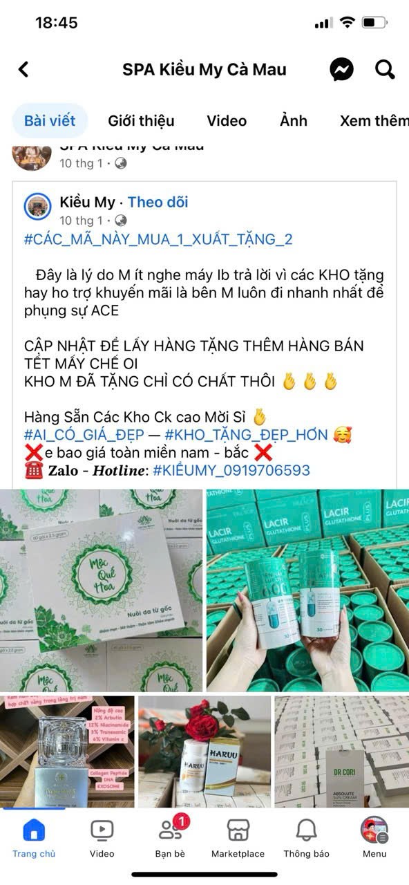 Lật tẩy “Spa Ma” ở Cà Mau: Rao bán mỹ phẩm không rõ nguồn gốc, lừa cả địa chỉ lẫn niềm tin