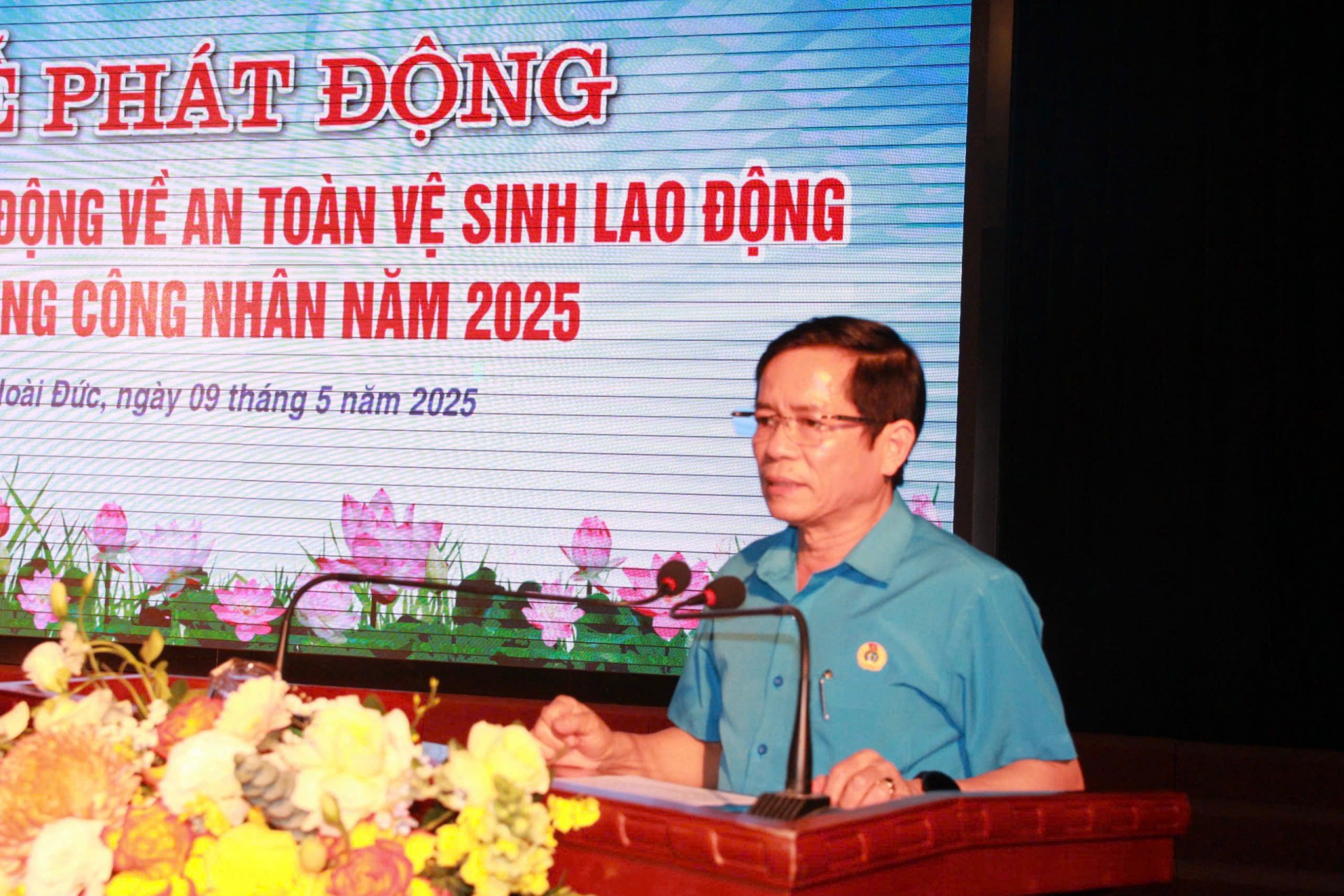 LĐLĐ huyện Hoài Đức (Hà Nội): Phát động Tháng hành động về An toàn - Vệ sinh lao động và Tháng Công nhân năm 2025