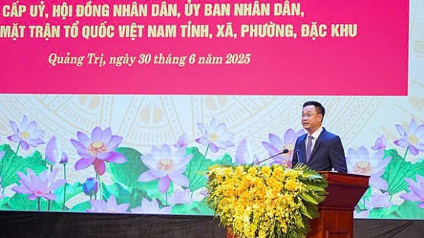 Quảng Trị công bố các nghị quyết, quyết định về sắp xếp tổ chức bộ máy và đơn vị hành chính