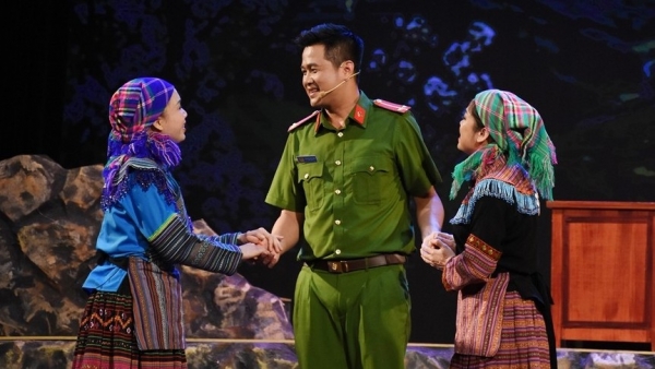 “Vùng trời bình yên” – Bản chèo lay động lòng người về hình tượng người chiến sĩ Công an nhân dân