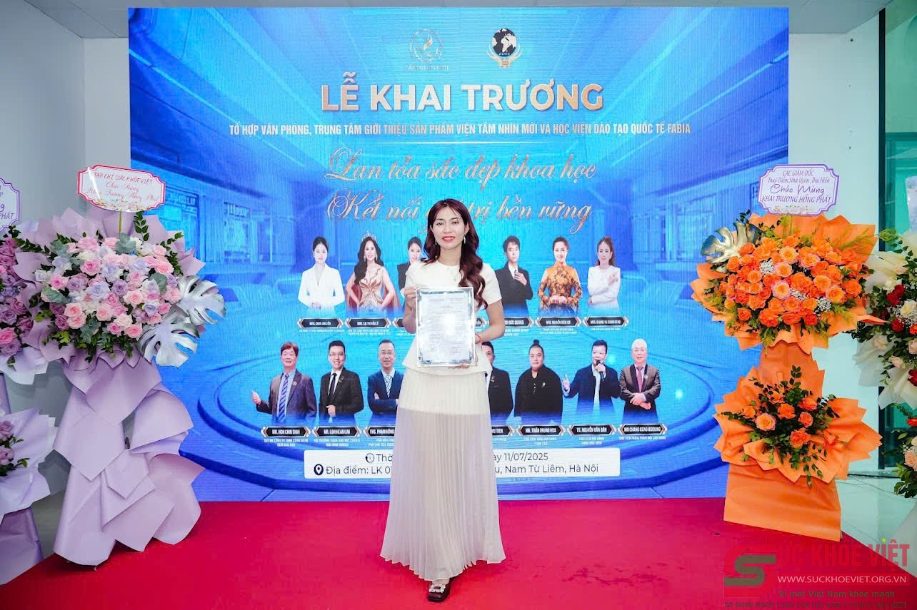 Chuyên gia Phạm Thị Nhã Uyên - Chủ Spa Yên Tây được bổ nhiệm làm trợ giảng tại học viện quốc tế FABIA