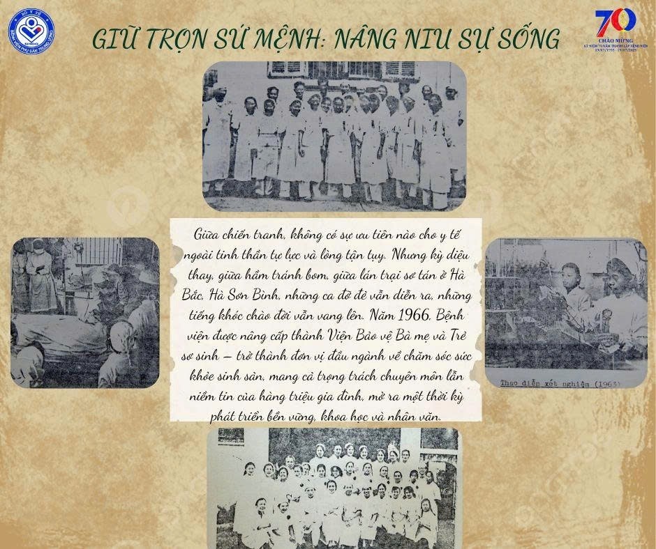 Hành trình 70 năm Bệnh viện Phụ Sản Trung ương: “Nơi tình yêu sinh sôi, hạnh phúc đong đầy và vẹn nguyên sứ mệnh”.