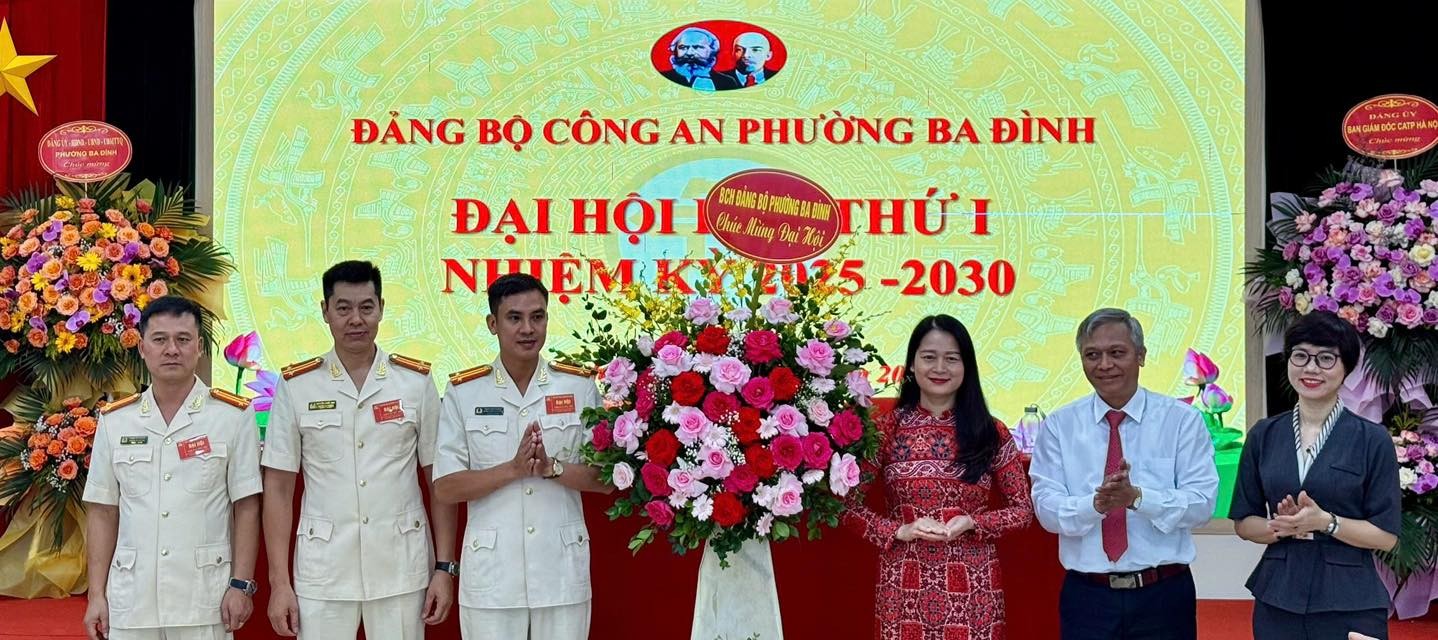 Đại hội Đảng bộ Công an phường Ba Đình lần thứ I, nhiệm kỳ 2025–2030: Đoàn kết, đổi mới, vì bình yên của Nhân dân