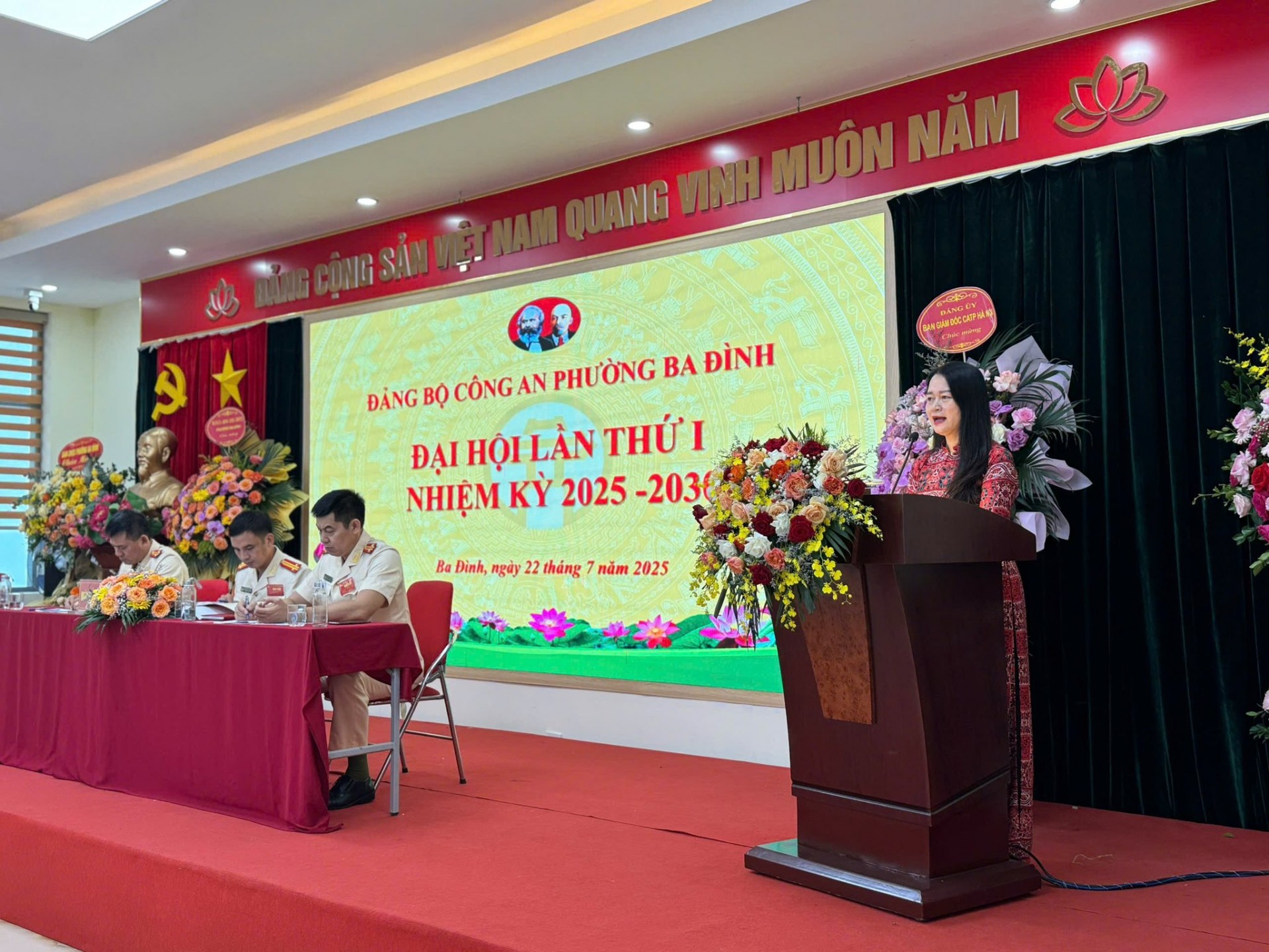 Đại hội Đảng bộ Công an phường Ba Đình lần thứ I, nhiệm kỳ 2025–2030: Đoàn kết, đổi mới, vì bình yên của Nhân dân