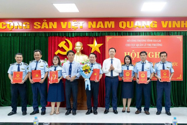 Gia Lai: Công bố Quyết định bổ nhiệm lãnh đạo Chi cục Quản lý thị trường