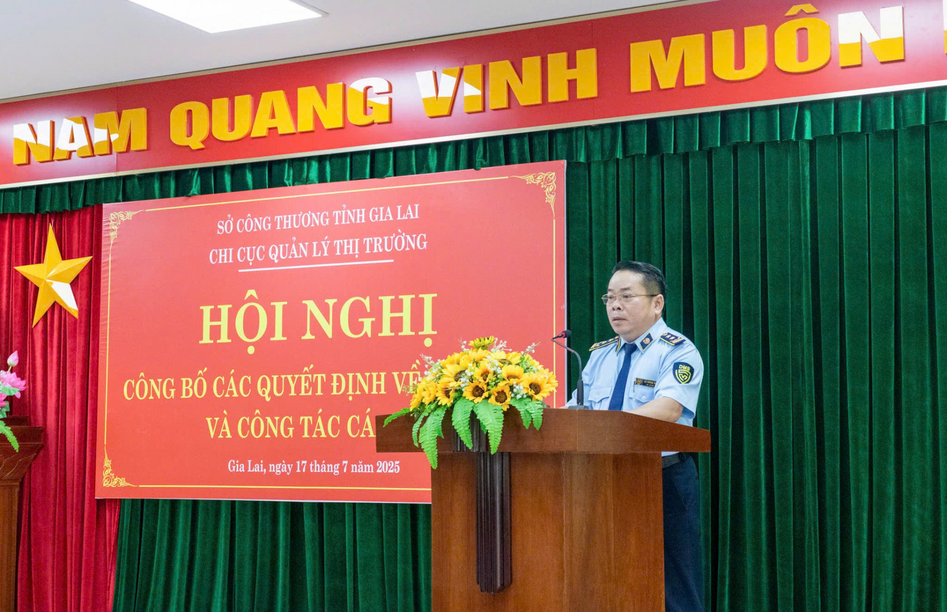 Gia Lai: Công bố Quyết định bổ nhiệm lãnh đạo Chi cục Quản lý thị trường Gia Lai: Công bố Quyết định bổ nhiệm lãnh đạo Chi cục Quản lý thị trường