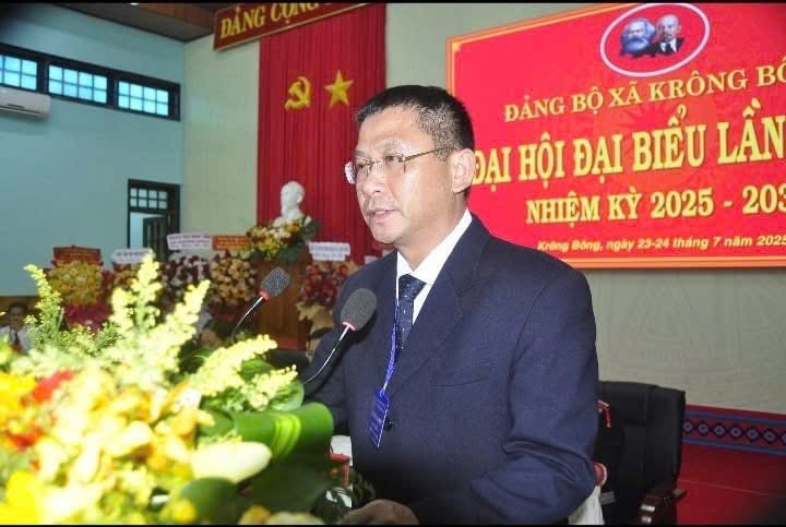 Krông Bông: Đại hội đại biểu Đảng bộ lần thứ I, nhiệm kỳ 2025-2030 thành công tốt đẹp