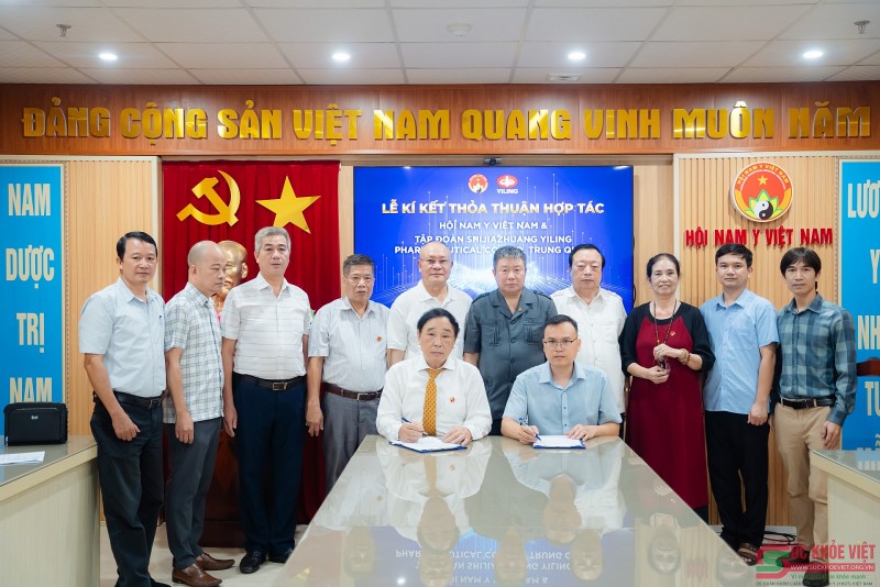 Lễ ký kết hợp tác giữa Hội Nam Y Việt Nam và Tập đoàn Dược phẩm Yiling (Trung Quốc): Thúc đẩy phát triển y học cổ truyền hai quốc gia Lễ ký kết hợp tác giữa Hội Nam Y Việt Nam và Tập đoàn Dược phẩm Yiling (Trung Quốc): Thúc đẩy phát triển y học cổ truyền hai quốc gia