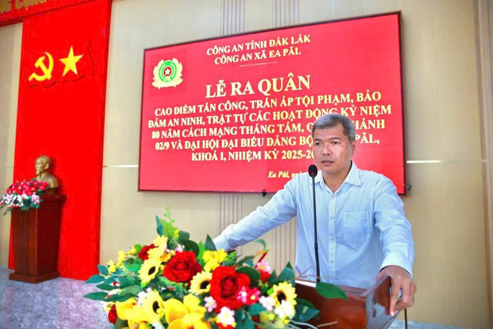 Lễ ra quân cao điểm tấn công, trấn áp tội phạm, bảo đảm ANTT các hoạt động kỷ niệm 80 năm cách mạng tháng 8 và Quốc khánh 2/9 và Đại hội Đảng các cấp